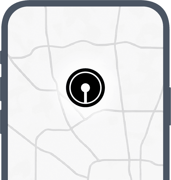 Phone with map